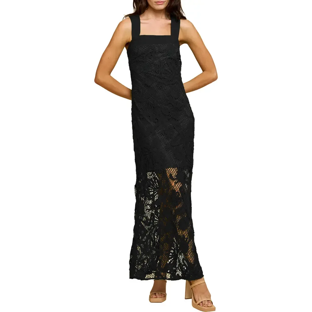 Krystina Crochet Maxi Dress by CIEBON