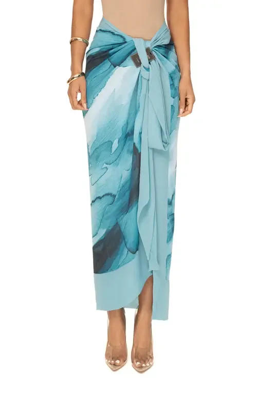 Marine Print Sarong by JLUXLABEL