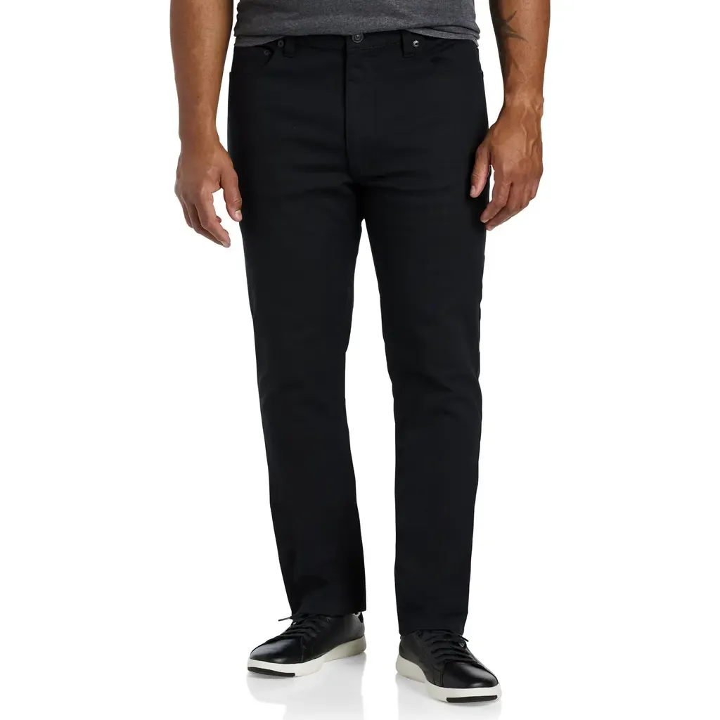 Eco Tapered-Fit Stretch Jeans by True Nation by DXL