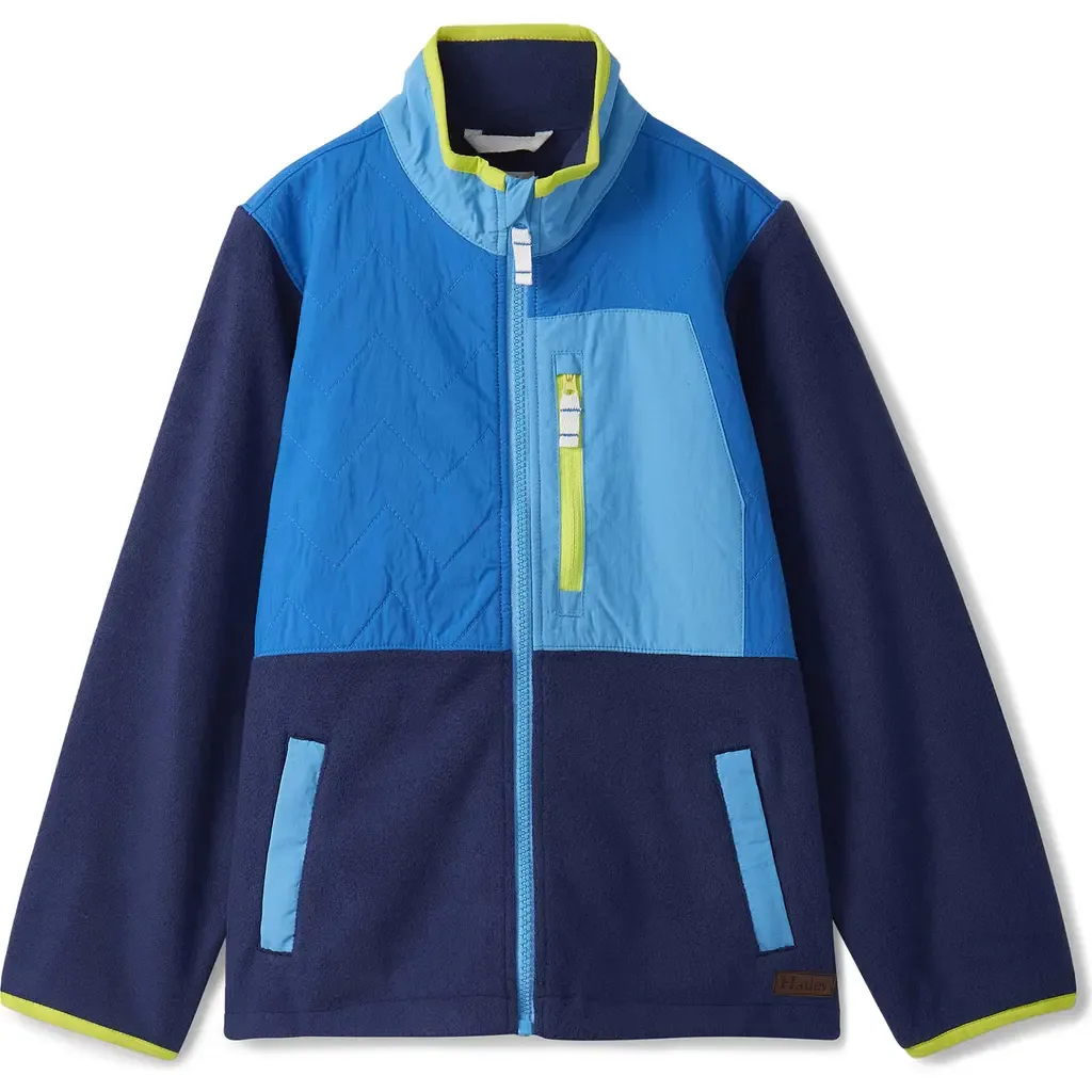 Colorblock Polar Fleece Jacket by Hatley
