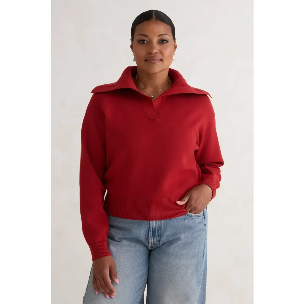The Wide Collar Sweater by KADA