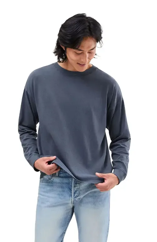 The Relaxed Long Sleeve Tee by Richer Poorer