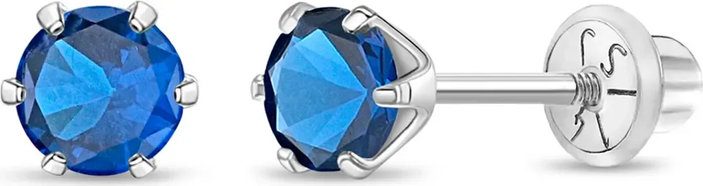 14k Classic Solitaire Earrings by In Season Jewelry