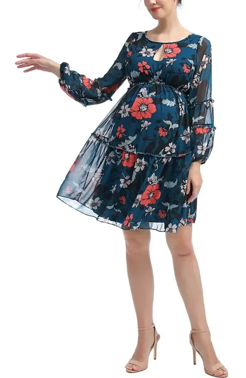 Jupiter Maternity Babydoll Dress by Kimi & Kai