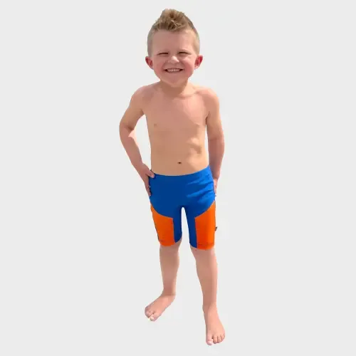 UPF 50+ Color Block Swim Jammer by CITY THREADS