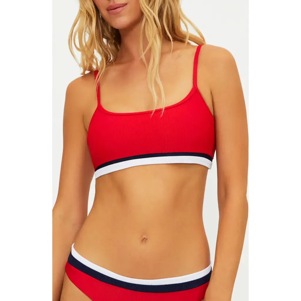 Val Rib Bikini Top by Beach Riot