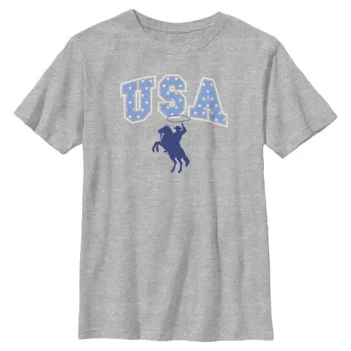 USA Star Rodeo Graphic Short Sleeve T-Shirt by Lost Gods