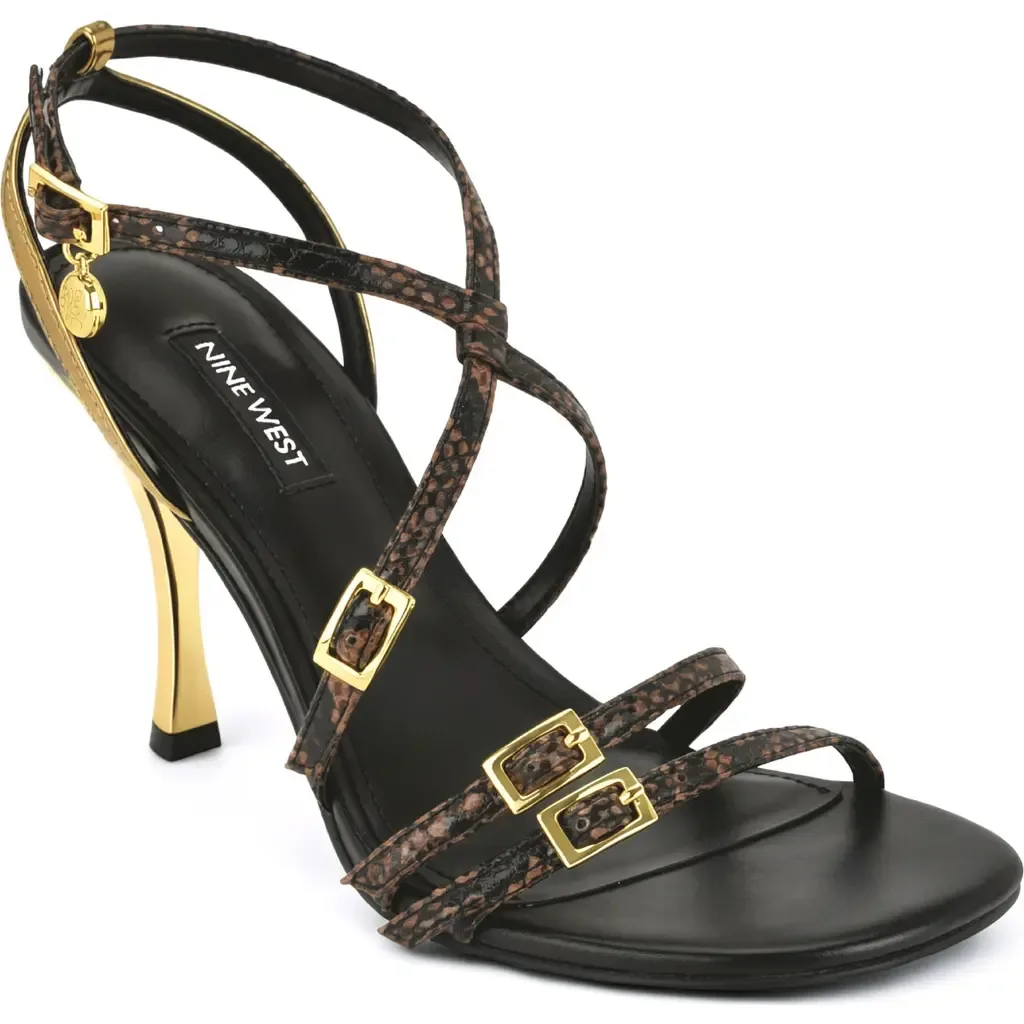 Lavva Buckle Ankle Strap Sandal by Nine West