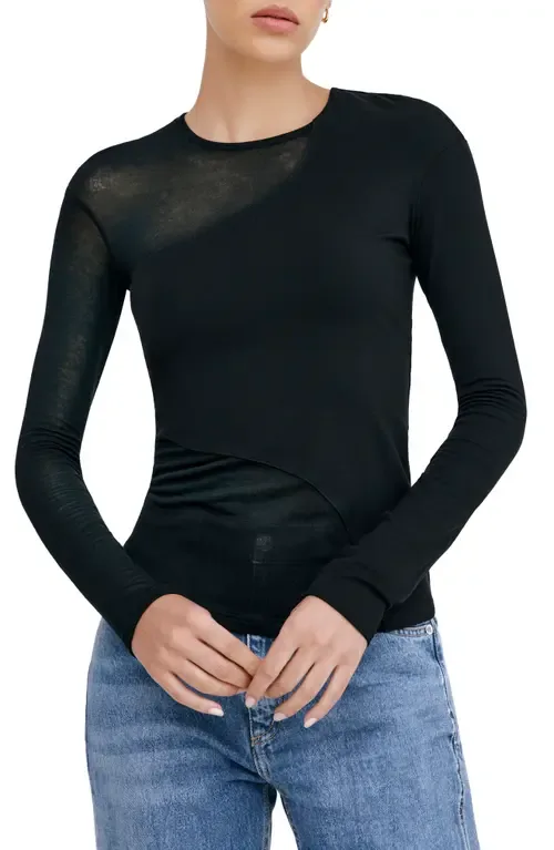 Casey Contrast Knit Top by Marcella