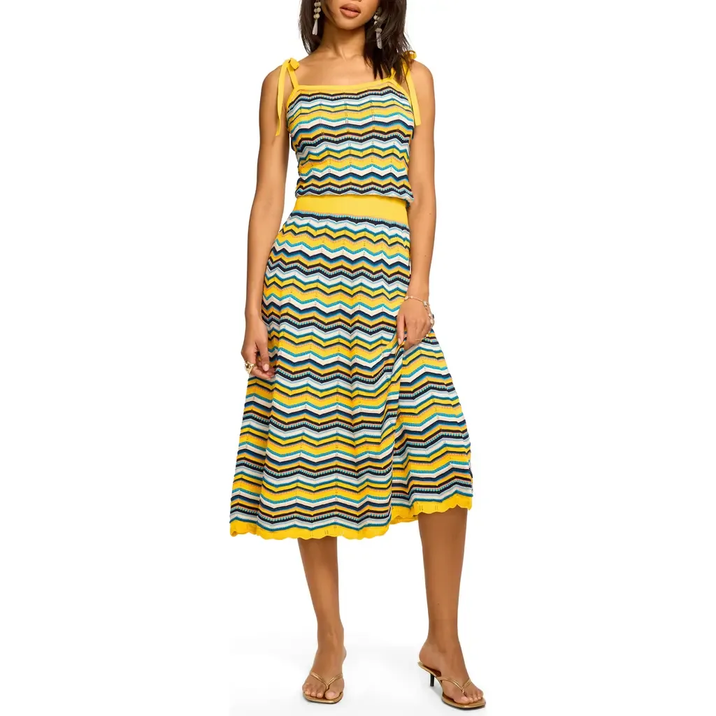Cali Tie Strap Midi Dress by Ramy Brook