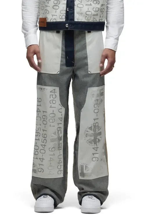 Columbus Inside Out Wide Leg Jeans by Hudson Jeans
