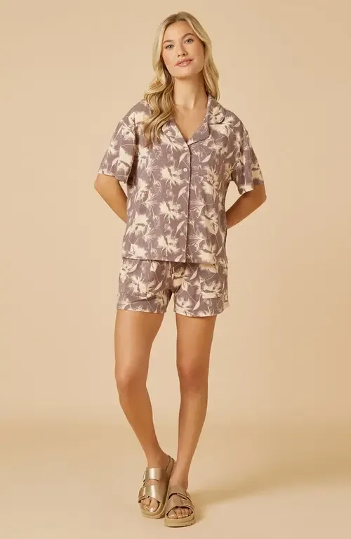 Soft Sleep Caftan Top and Short Pajama Set by Softies