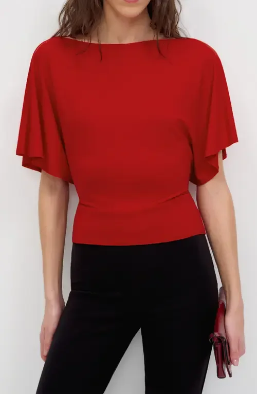 Avery Boatneck Knit Top by Reformation