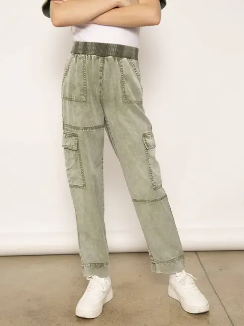 Beck Tencel Cargo Trouser by Central Park West