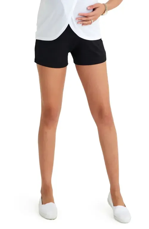 Super Soft Foldover Waistband Maternity Shorts by Accouchée