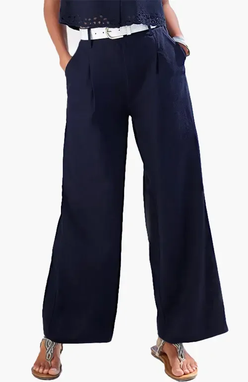 Wide Leg Trousers by LASCANA