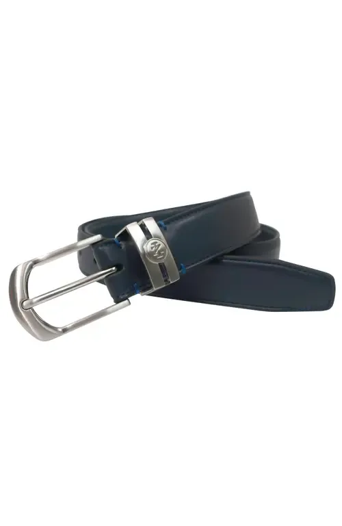 Golf Stretch Comfort Leather Belt Metal Keeper