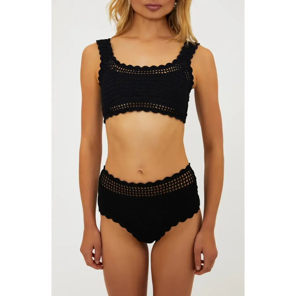 Andy Crochet Bikini Top by Beach Riot