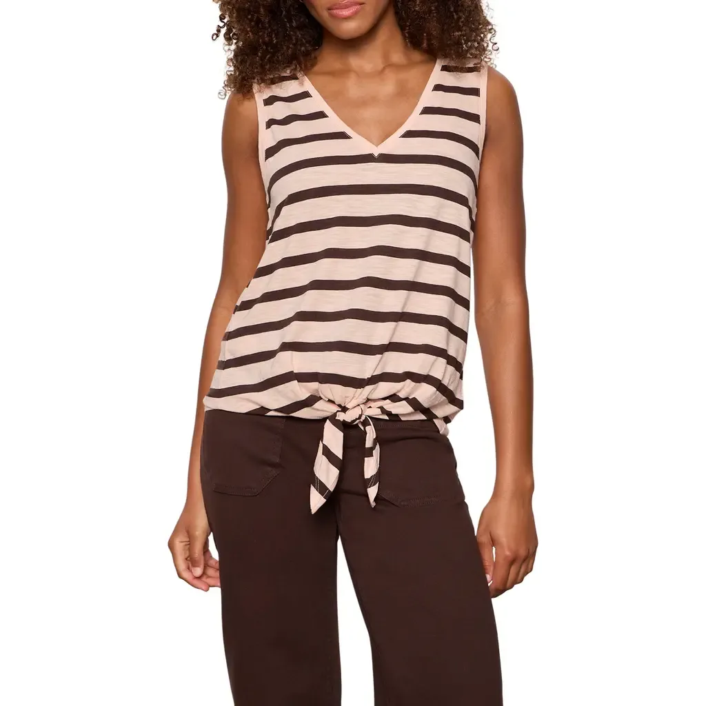 Floral Print Cotton Blend Tank by Sanctuary