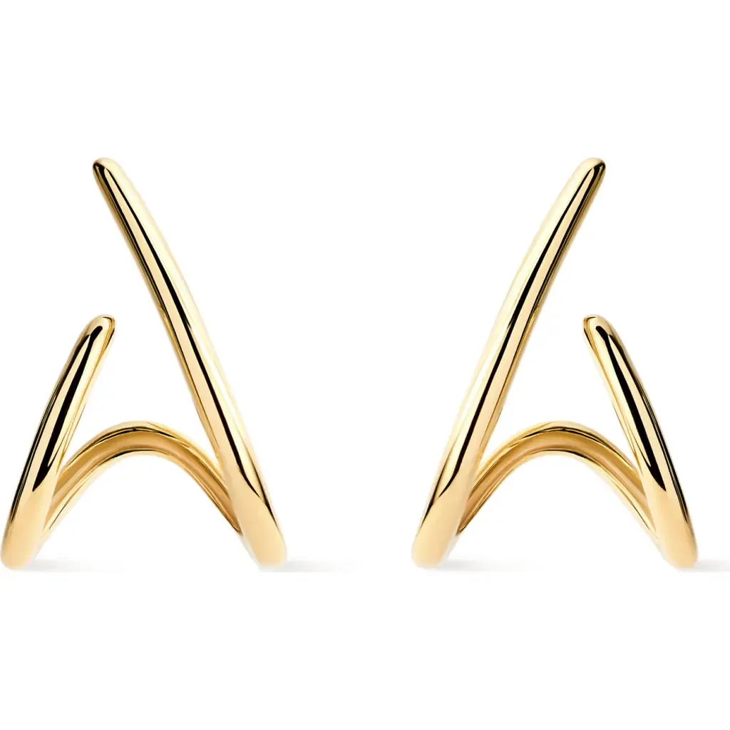 Aurora Huggie Studs