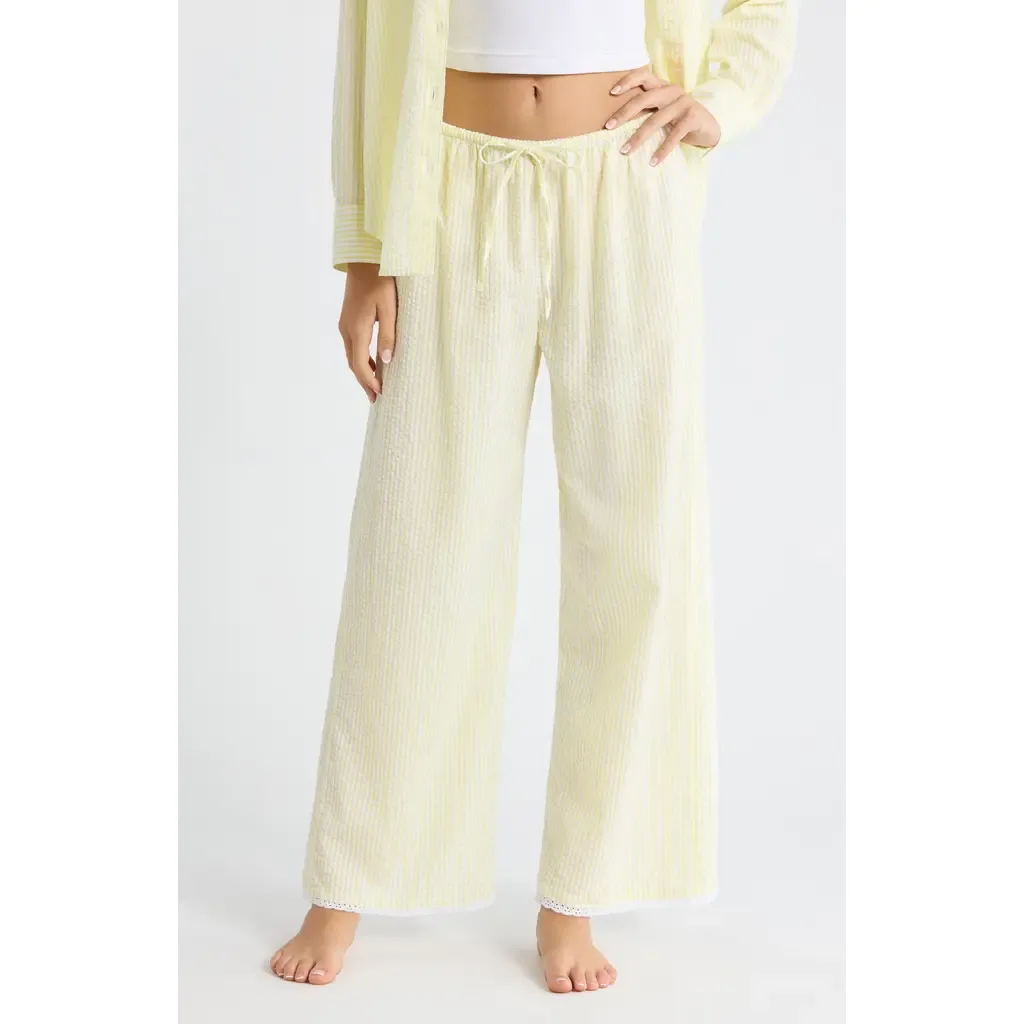 Seersucker Sleep Pants by Open Edit