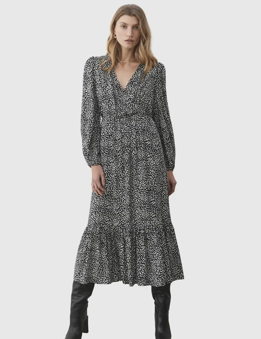 Suzie Animal Print Midi Dress