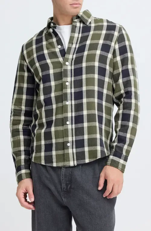 Check Regular Fit Cotton Button-Up Shirt by CASUAL FRIDAY