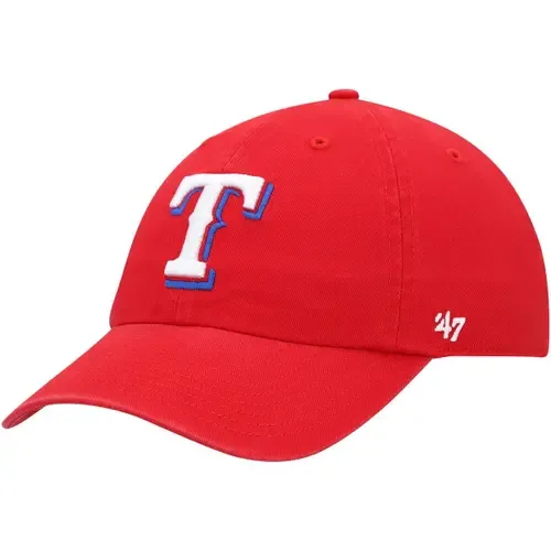 '47 Red Texas Rangers Clean Up Adjustable Hat