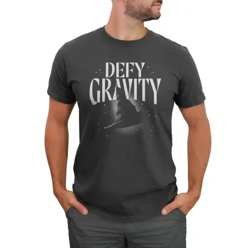 Defy Gravity Witch Hat Short Sleeve Graphic T-Shirt by Wicked