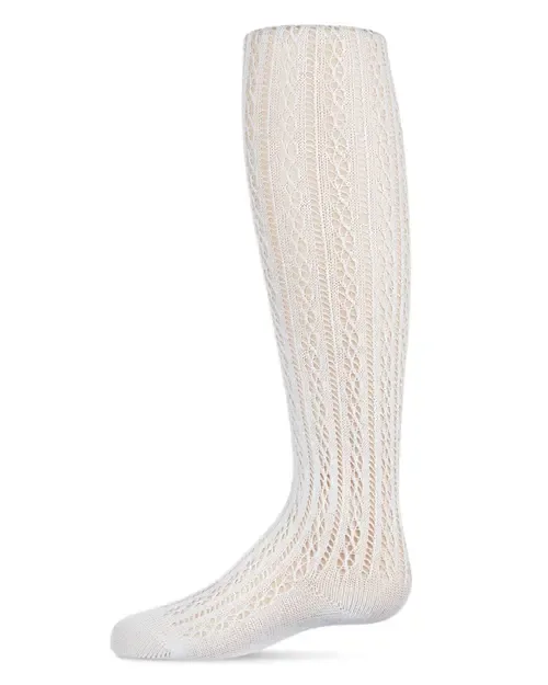 Pelerine Stitch Cotton Blend Tights by MeMoi