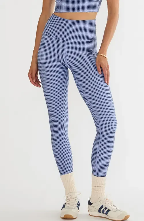 Piper High Waist Gingham Leggings by Beach Riot
