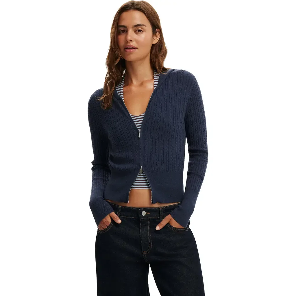 Everfine Hooded Knit by Cotton On