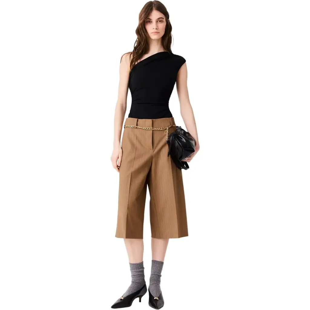 Asymmetric Bodysuit by maje