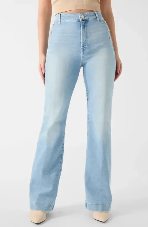 New Faye High Waist Wide Leg Jeans by GUESS