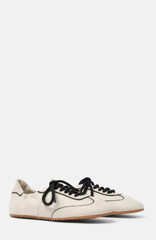 Riley Sneakers in Off White - Calf by SCAROSSO
