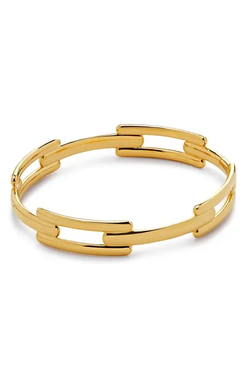 Signature Link Bangle in 18Ct Gold Vermeil