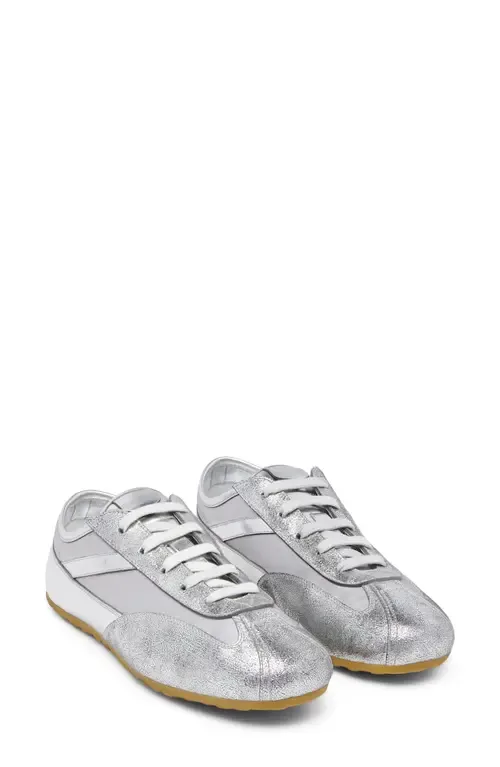 Boxe Metallic Low Top Sneaker by McQueen