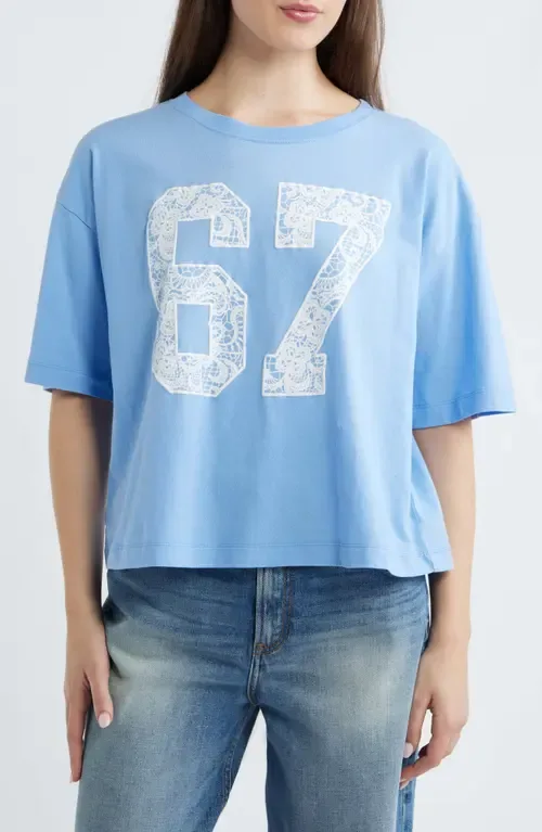 67 Lace Graphic T-Shirt by GOLDEN HOUR