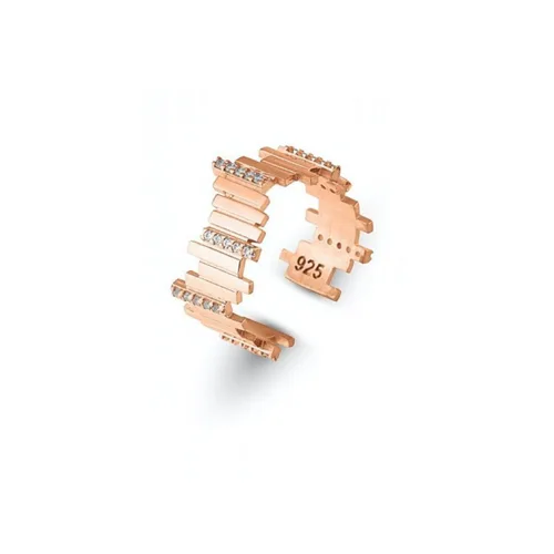 Multiple Bar Sterling Silver Ring by Spero London