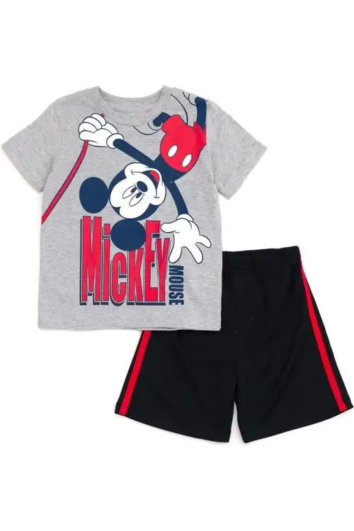 Mouse 2-Piece Graphic Tee and Mesh Shorts Set by Disney