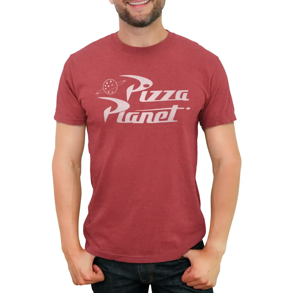 Pizza Planet Logo Short Sleeve Graphic T-Shirt by Toy Story