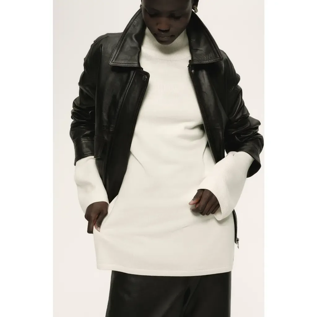 Merino Wool Turtleneck Jumper by H&M