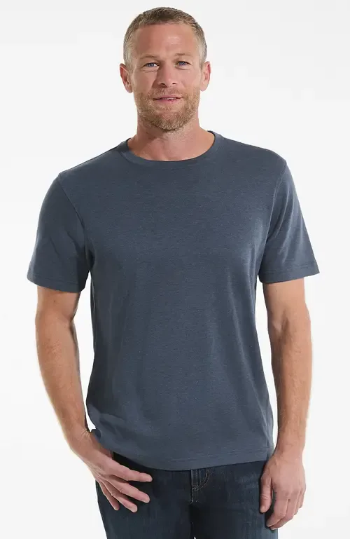 Short Sleeve Cotton Supima Tee by Lands' End