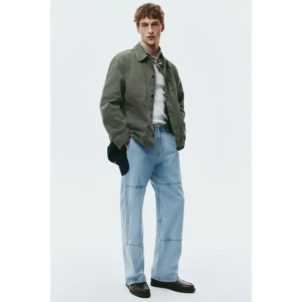Loose Fit Worker Jeans