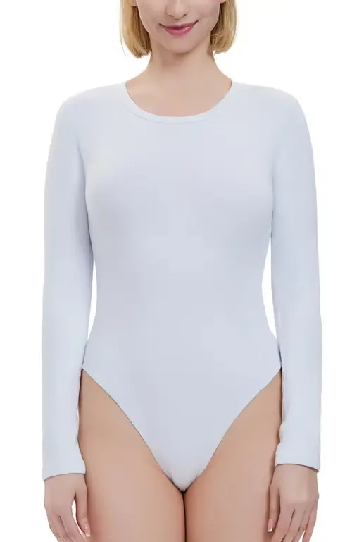 Round Neck Long Sleeve Bodysuit