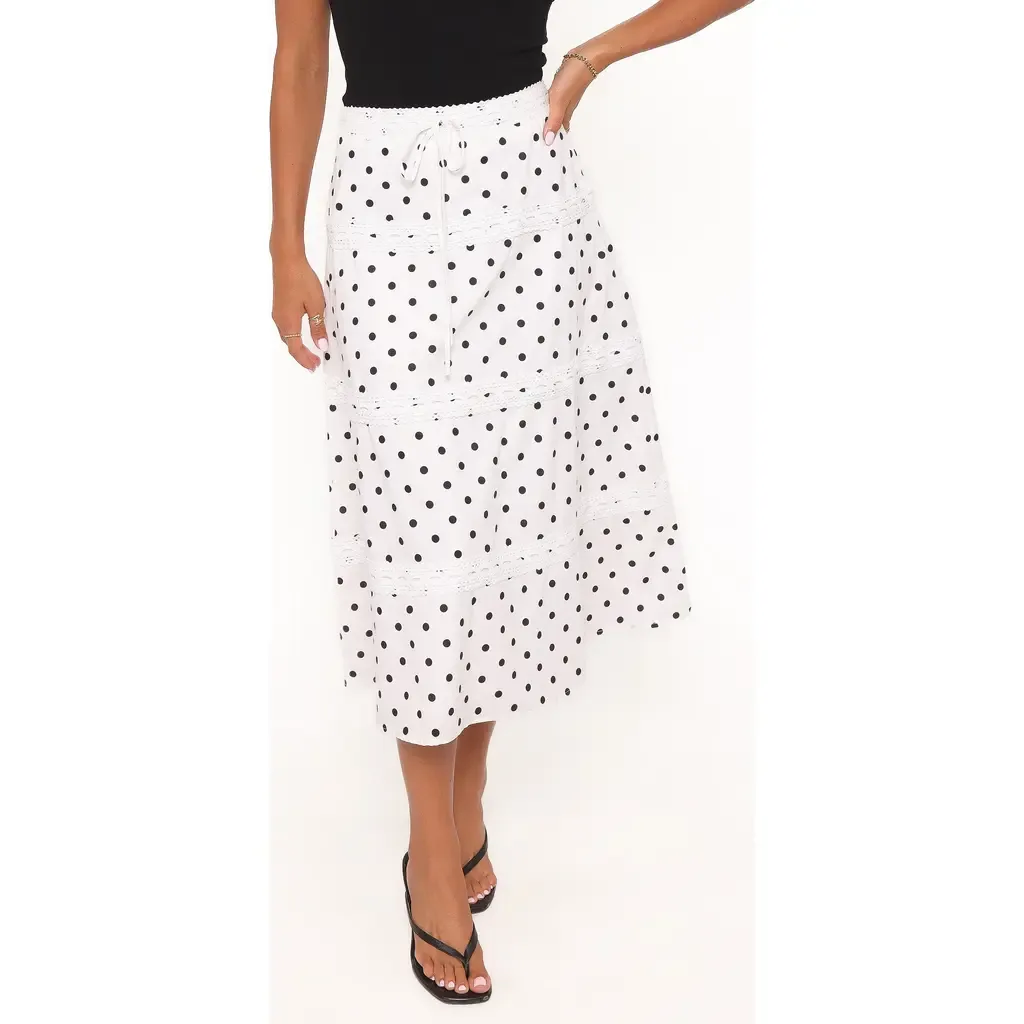Lucia Tiered Midi Skirt by Petal & Pup
