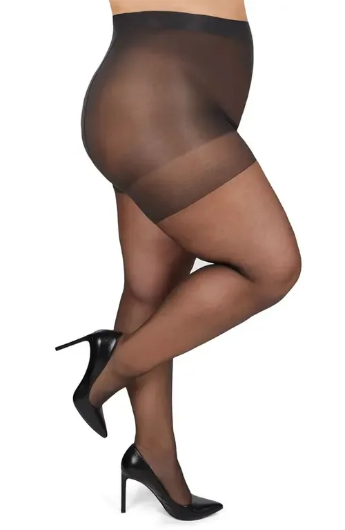 2-Pack Curvy Silky Sheer Tights by MeMoi