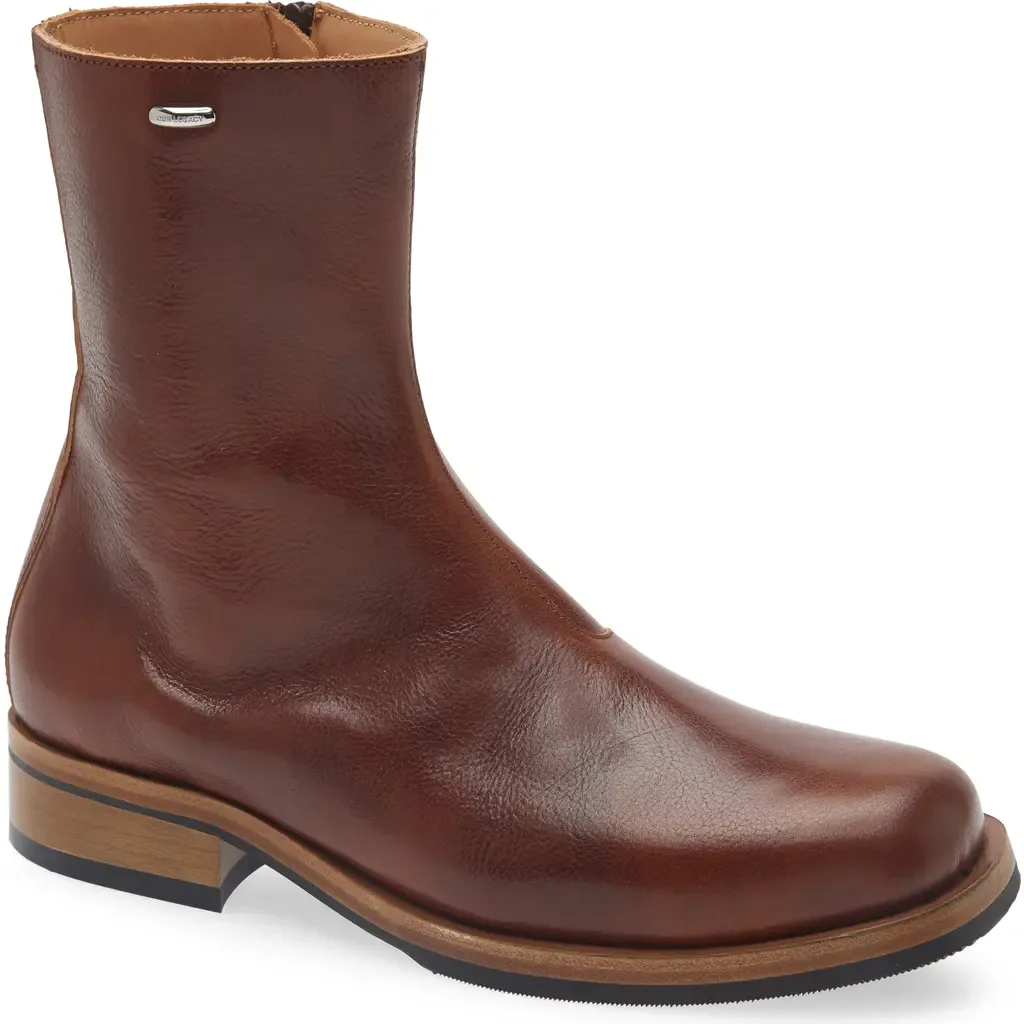 Camion Boot in Castagna Supple Cow Hide by OUR LEGACY