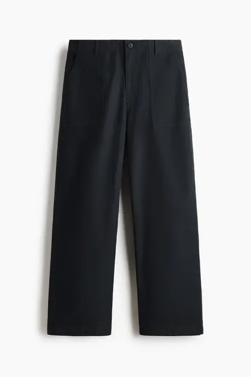 Relaxed Fit Twill Trousers by H&M