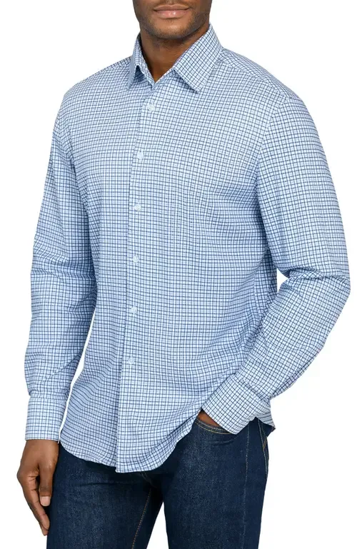 Plaid Print Knit Long Sleeve Basic by Brooklyn Brigade